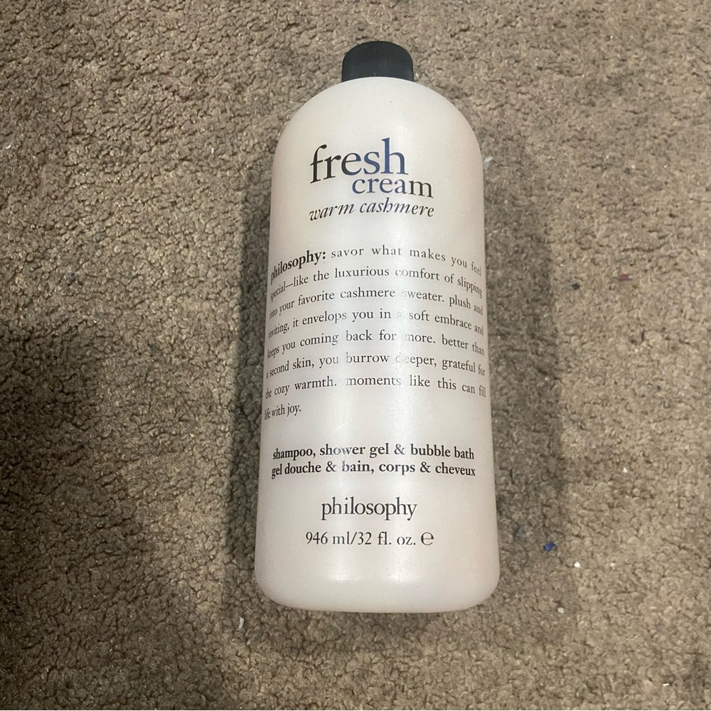 Philosophy Fresh Cream Warm Cashmere Shower Gel Bubble Bath